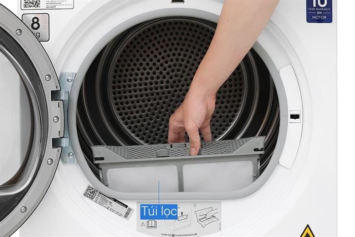 Máy Sấy Bơm Nhiệt Electrolux UltimateCare 8 Kg EDH803J5WC